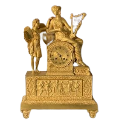 Antiquaire Grenoble pendule bronze